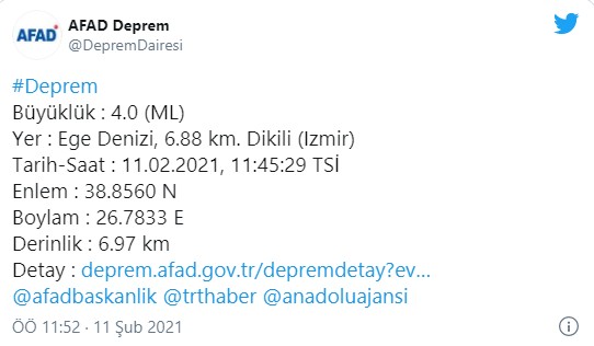 İzmir'de korkutan deprem!